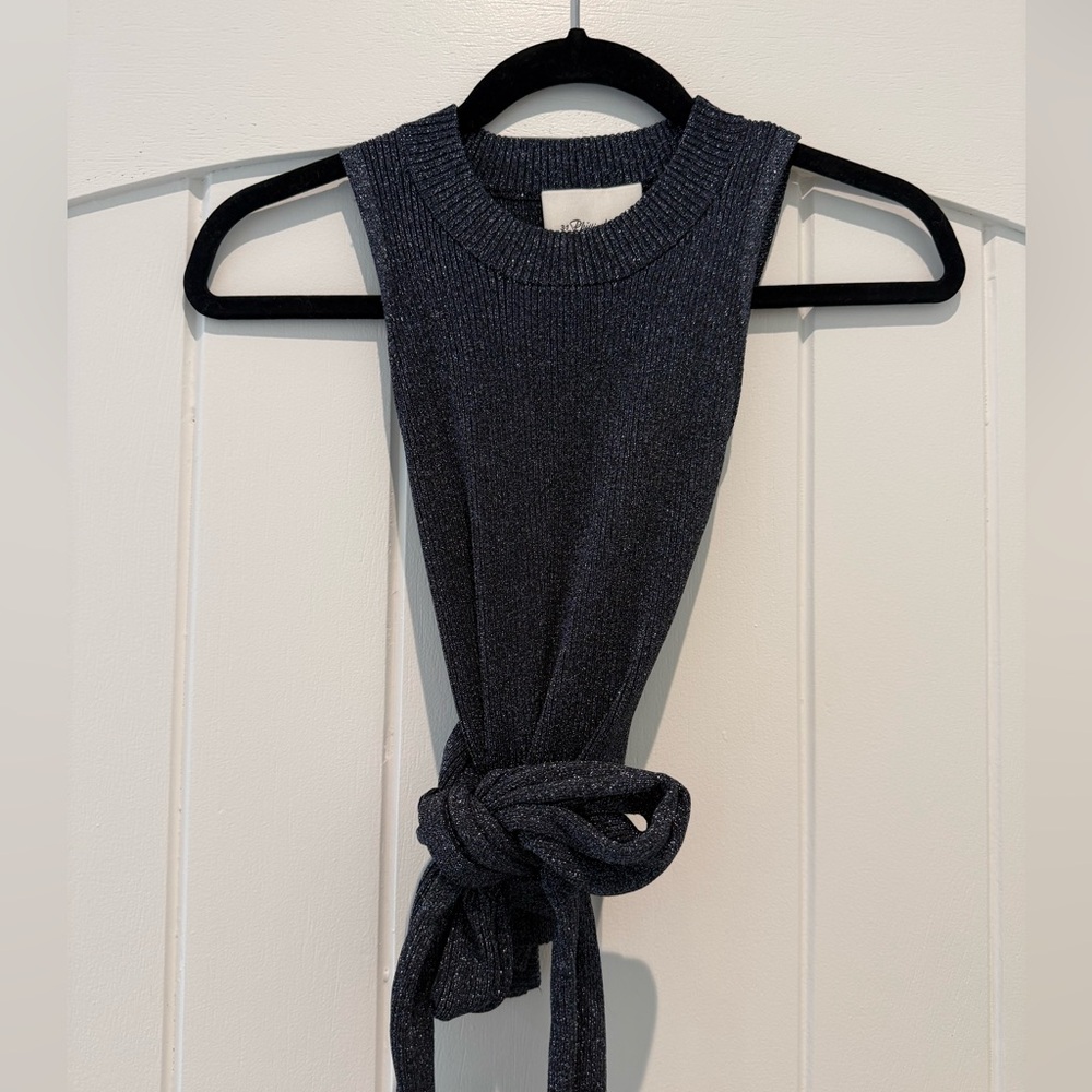 3.1 Phillip Lim Metallic Knit Top